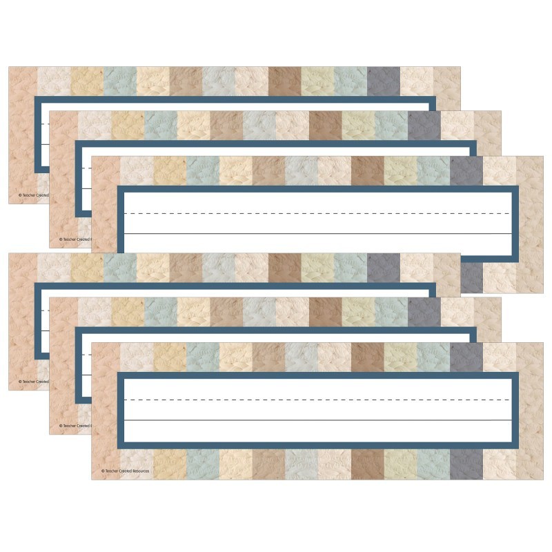 Teacher Created Resources® Everyone is Welcome Flat Name Plates, 36 Per Pack, 6 Packs