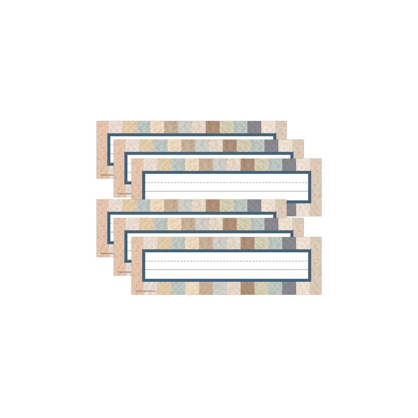 Teacher Created Resources® Everyone is Welcome Flat Name Plates, 36 Per Pack, 6 Packs
