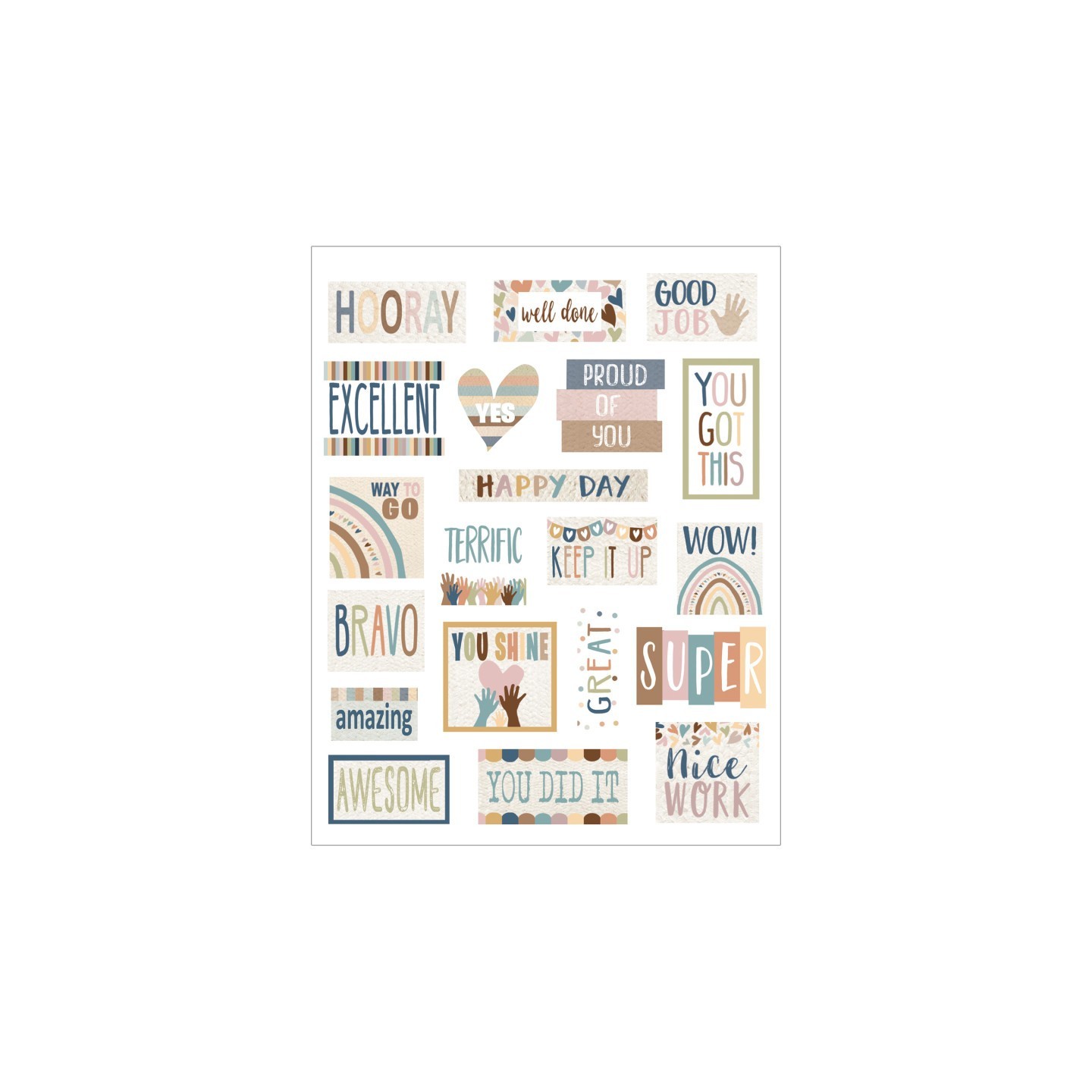 Teacher Created Resources® Everyone is Welcome Stickers, Pack of 120