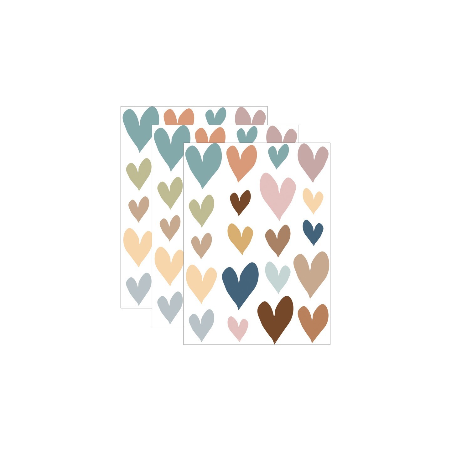 Teacher Created Resources® Everyone is Welcome Hearts Accents - Assorted Sizes, 60 Per Pack, 3 Packs