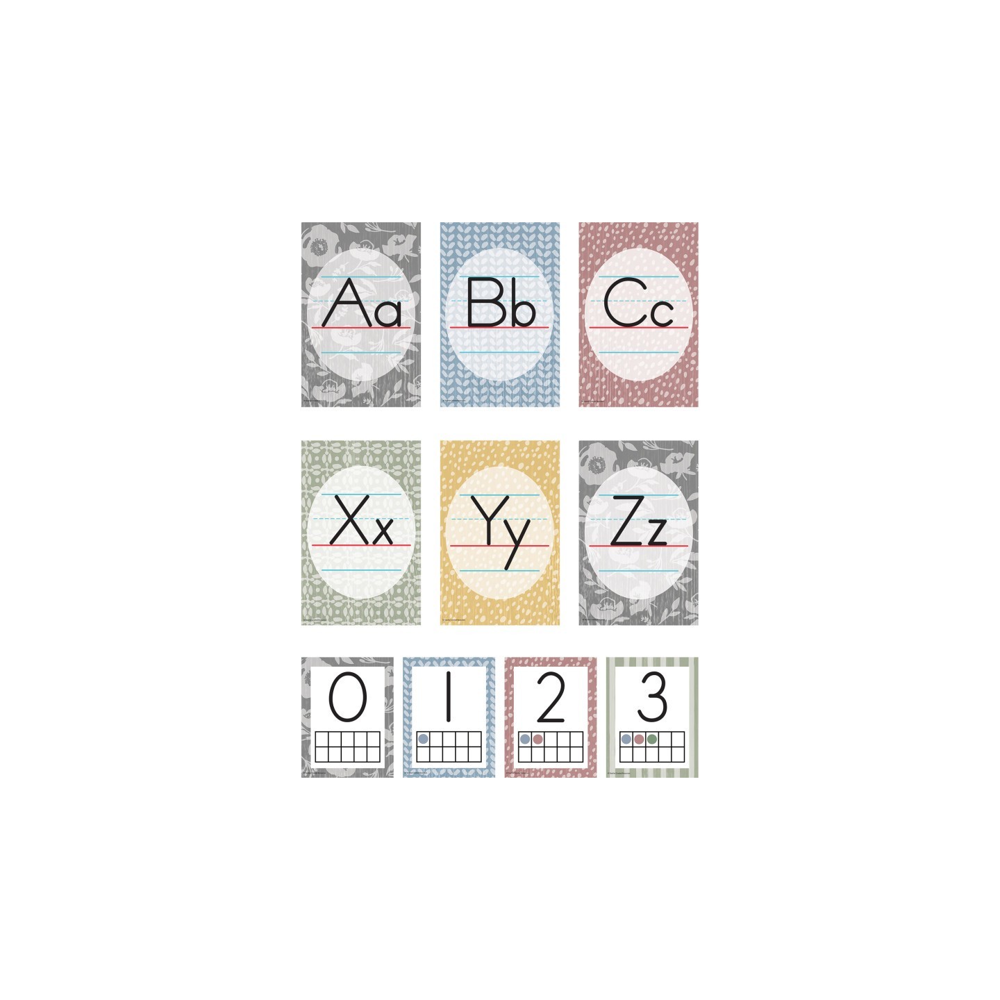 Teacher Created Resources® Classroom Cottage Alphabet Bulletin Board Set, 37 Pieces