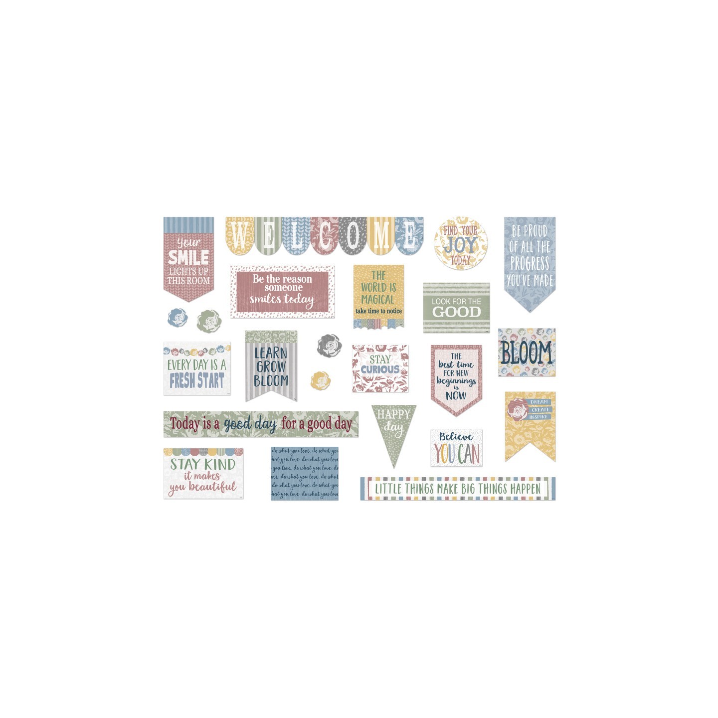 Teacher Created Resources® Classroom Cottage Mini Bulletin Board Set, 23 Pieces