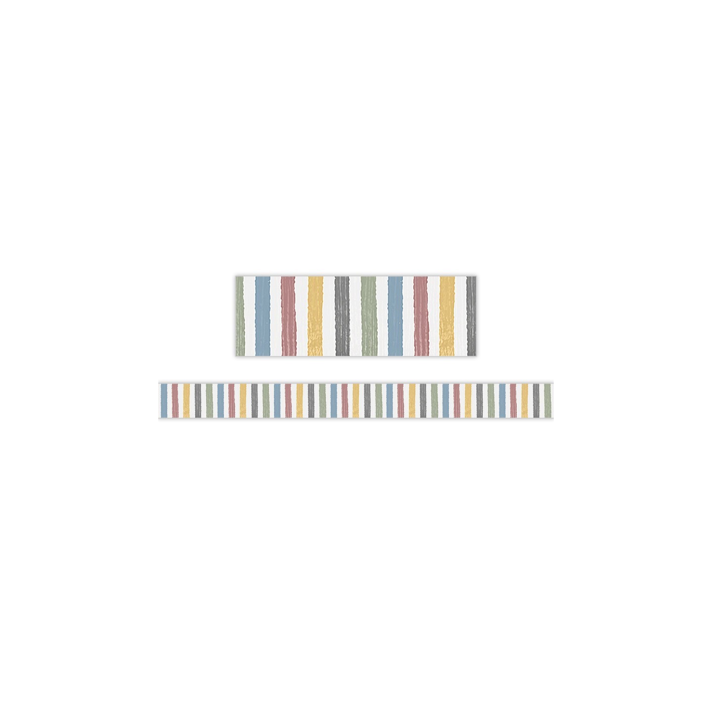 Teacher Created Resources® Classroom Cottage Stripes Straight Border Trim, 35 Feet