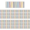 Teacher Created Resources® Classroom Cottage Stripes Straight Border Trim, 35 Feet Per Pack, 6 Packs