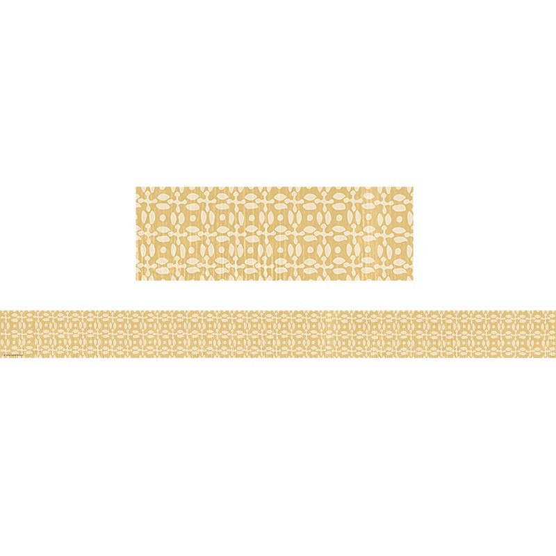 Teacher Created Resources® Classroom Cottage Buttercup Straight Border Trim, 35 Feet