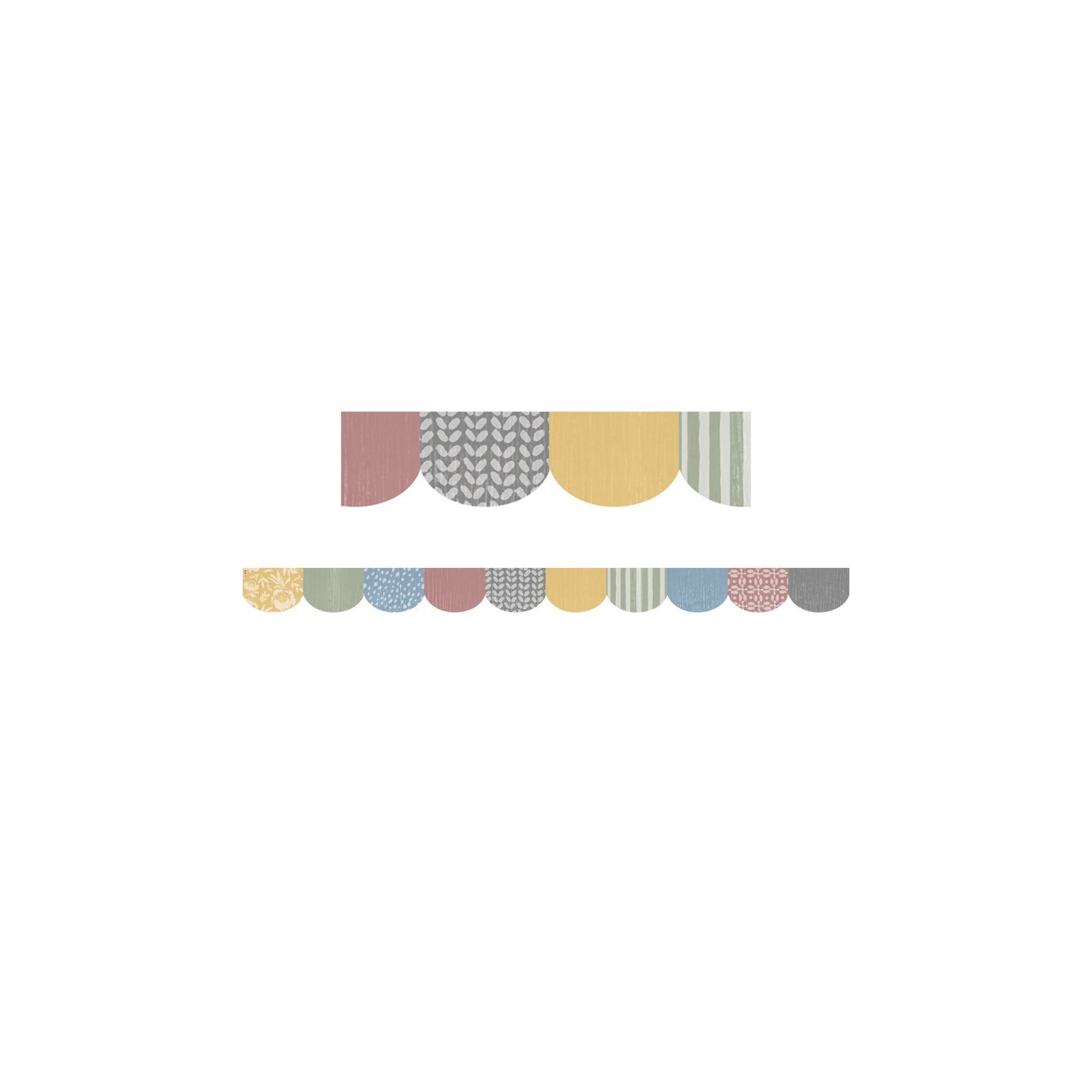 Teacher Created Resources® Classroom Cottage Scalloped Die-Cut Border Trim, 35 Feet