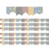Teacher Created Resources® Classroom Cottage Pennants Die-Cut Border Trim, 35 Feet Per Pack, 6 Packs