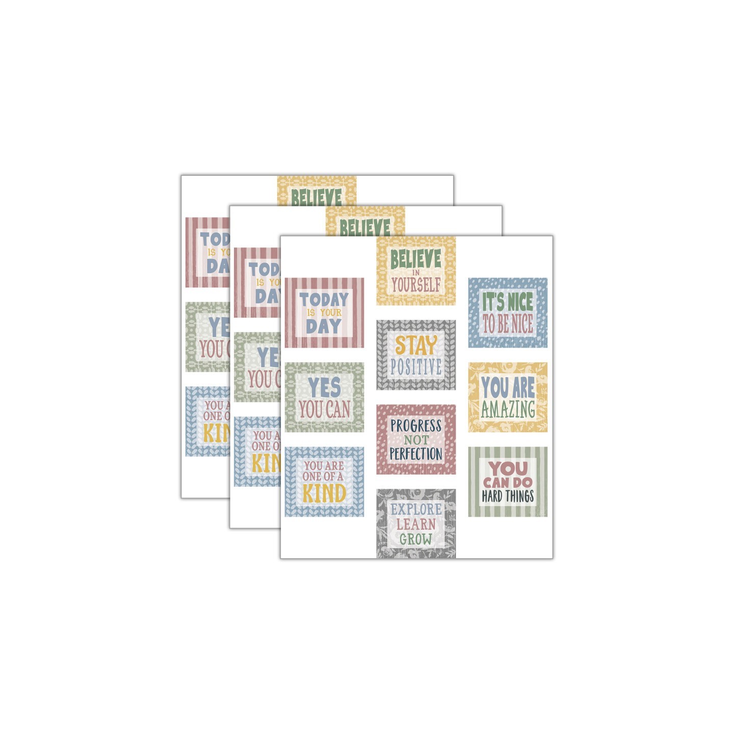 Teacher Created Resources® Classroom Cottage Positive Sayings Accents, 30 Per Pack, 3 Packs