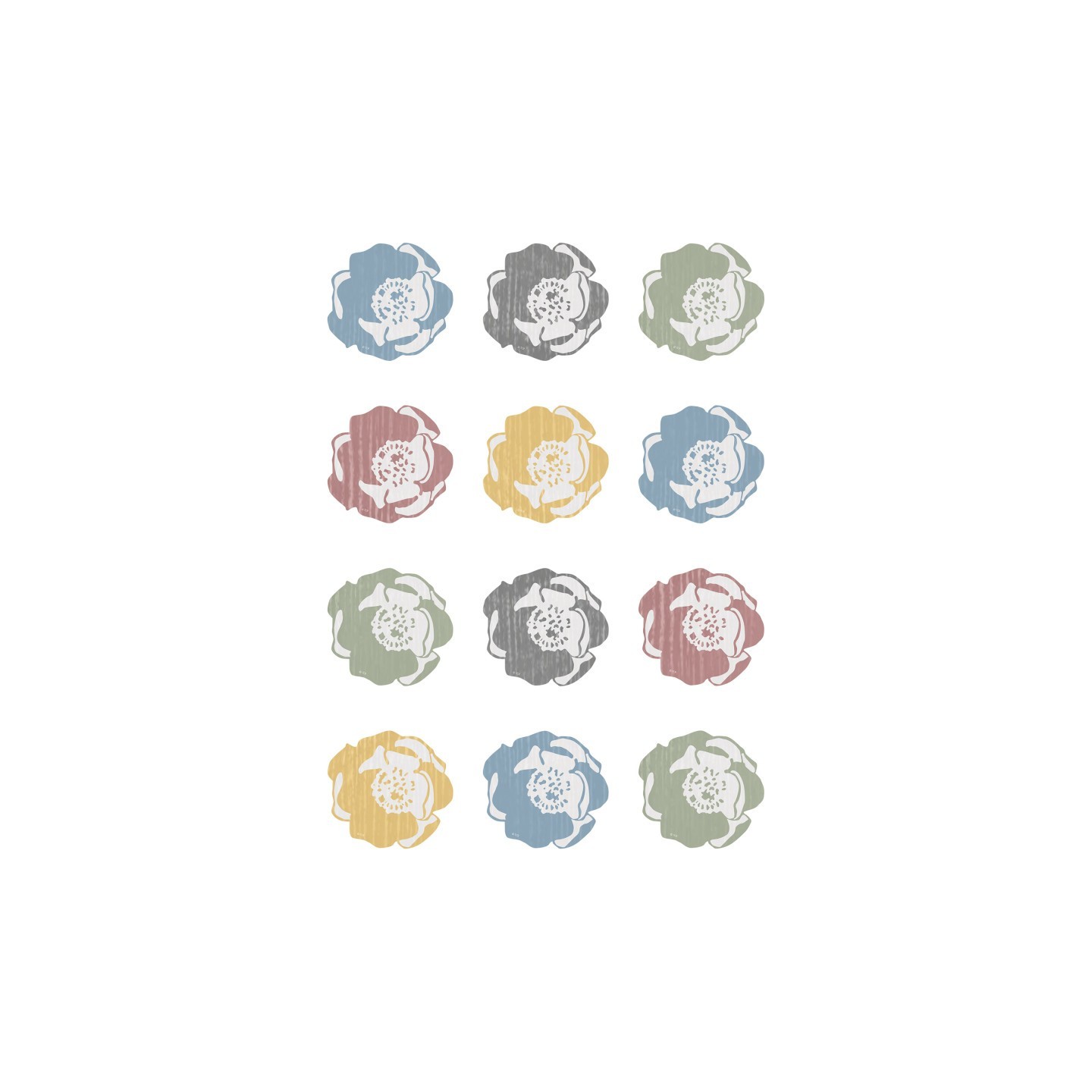 Teacher Created Resources® Classroom Cottage Rosettes Mini Accents, Pack of 36