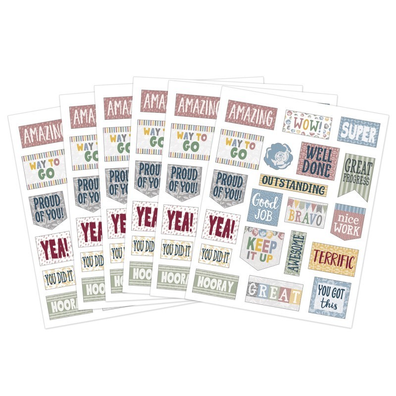 Teacher Created Resources® Classroom Cottage Stickers, Pack of 120