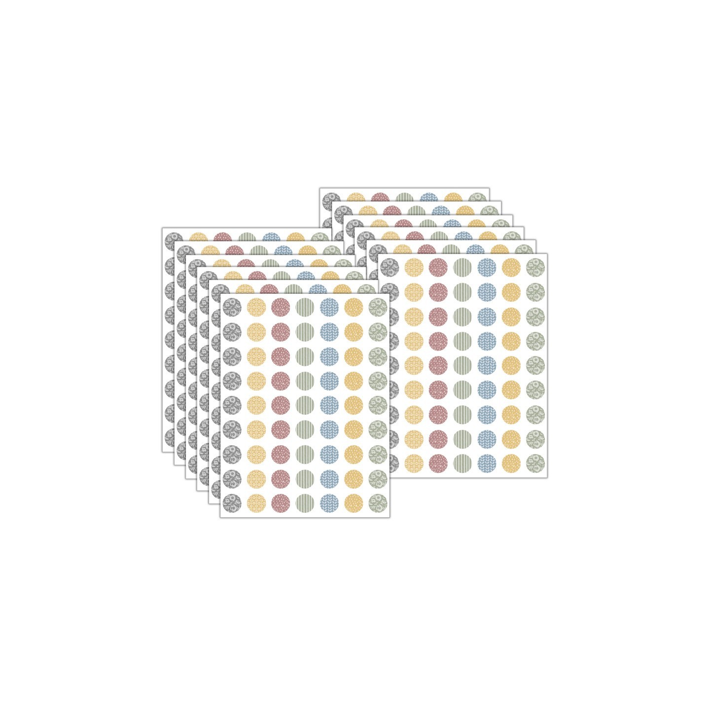Teacher Created Resources® Classroom Cottage Mini Stickers, 378 Per Pack, 12 Packs