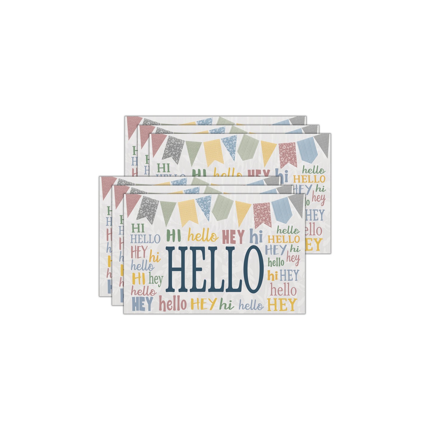 Teacher Created Resources® Classroom Cottage Hello Postcards, 30 Per Pack, 6 Packs