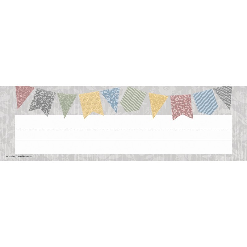 Teacher Created Resources® Classroom Cottage Flat Name Plates, Pack of 36