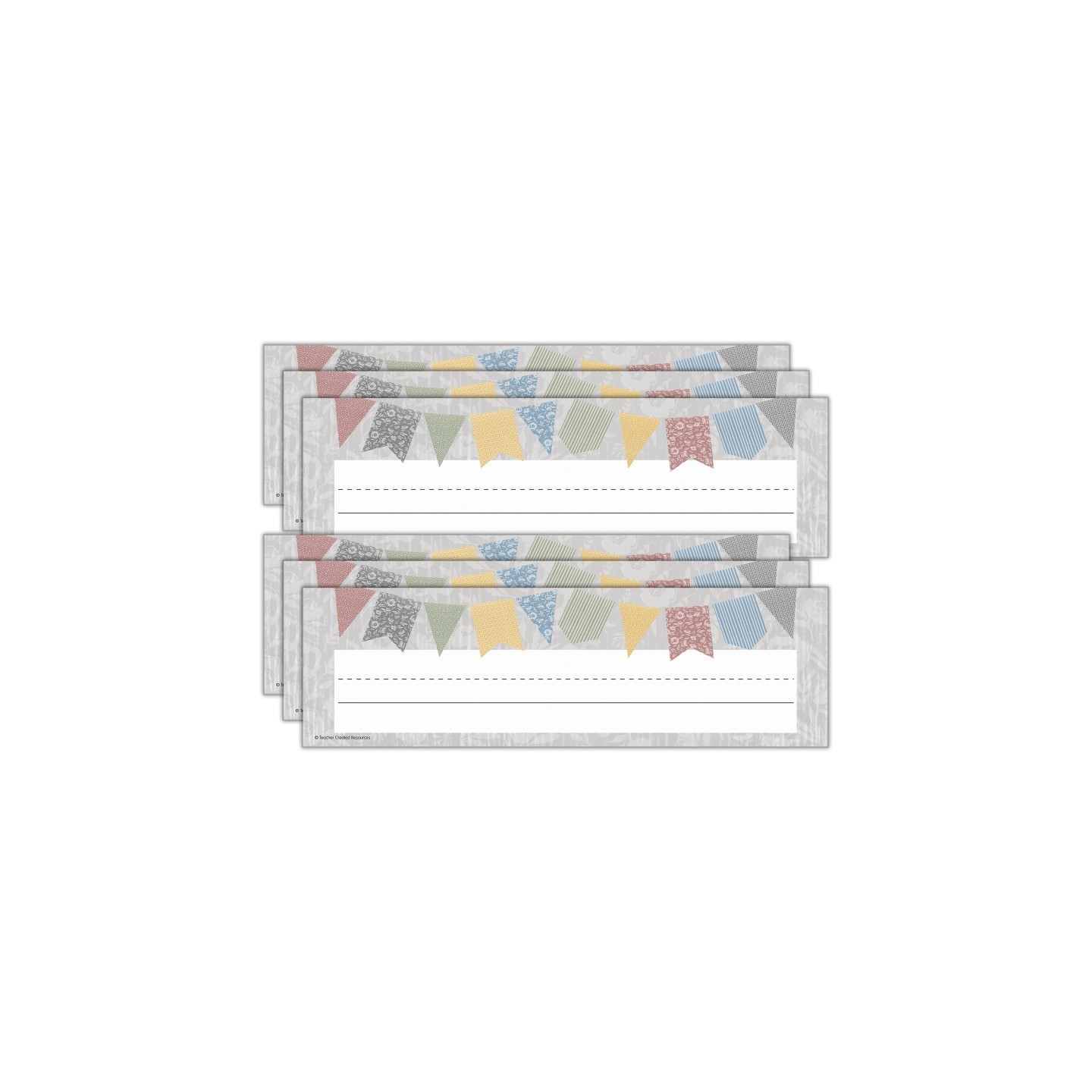 Teacher Created Resources® Classroom Cottage Flat Name Plates, 36 Per Pack, 6 Packs