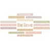 Teacher Created Resources® Terrazzo Tones Believe You Can Mini Bulletin Board Set, 15 Pieces