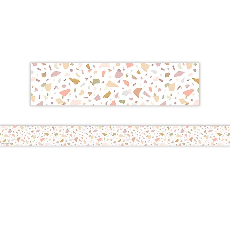 Teacher Created Resources® Terrazzo Tones Straight Border Trim, 35 Feet