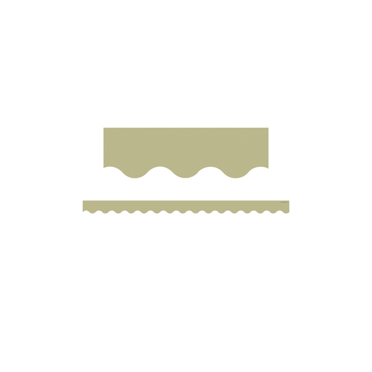 Teacher Created Resources® Olive Green Scalloped Border Trim, 35 Feet