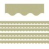 Teacher Created Resources® Olive Green Scalloped Border Trim, 35 Feet Per Pack, 6 Packs