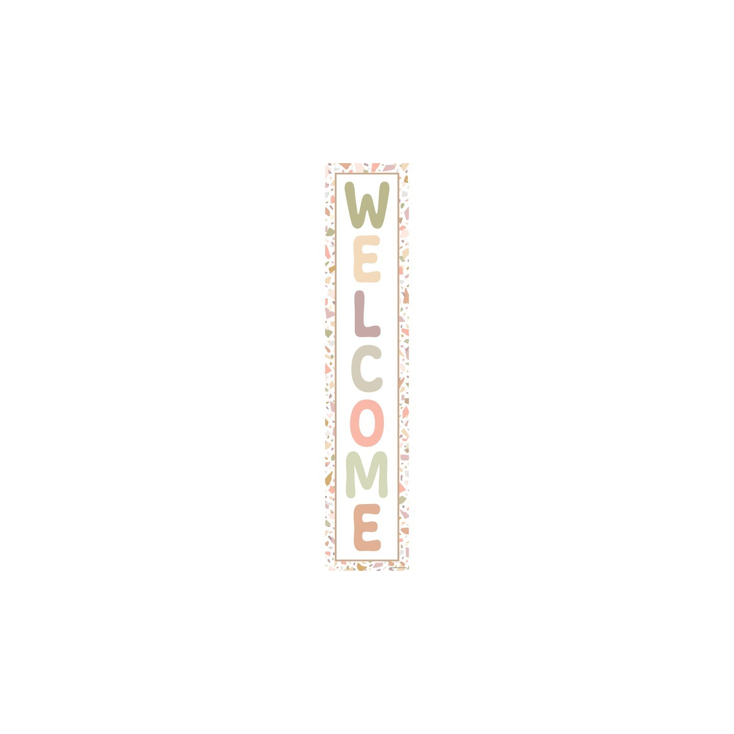 Teacher Created Resources® Terrazzo Tones Welcome Banner, 8" x 39"