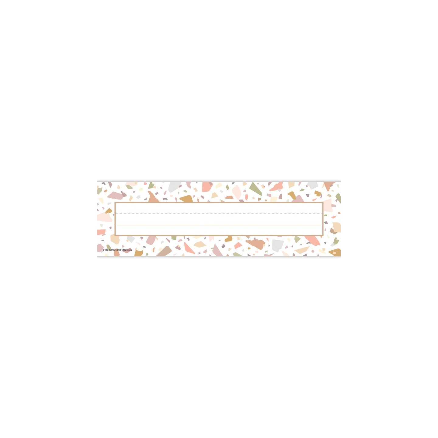 Teacher Created Resources® Terrazzo Tones Flat Name Plates, Pack of 36