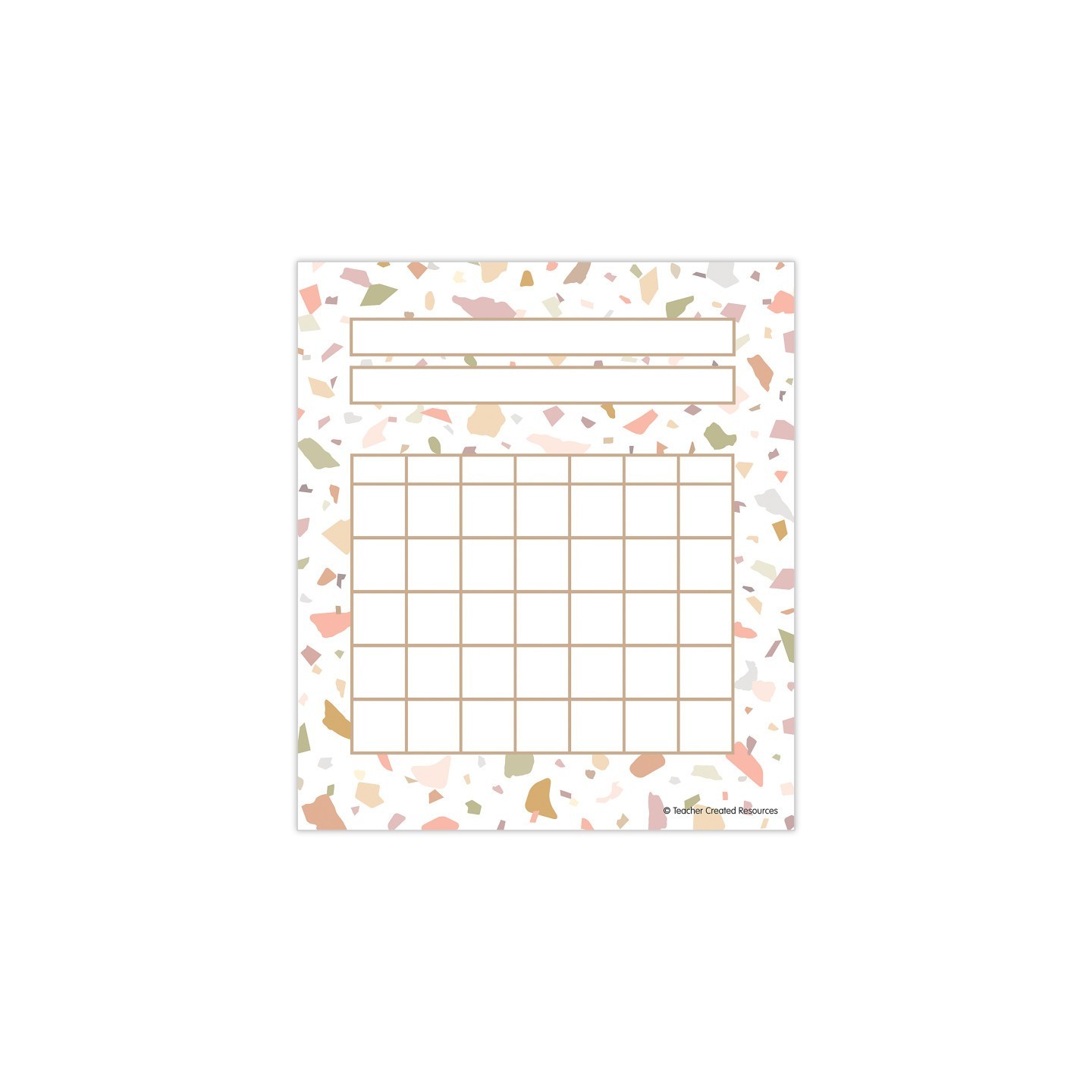 Teacher Created Resources® Terrazzo Tones Incentive Charts, Pack of 36