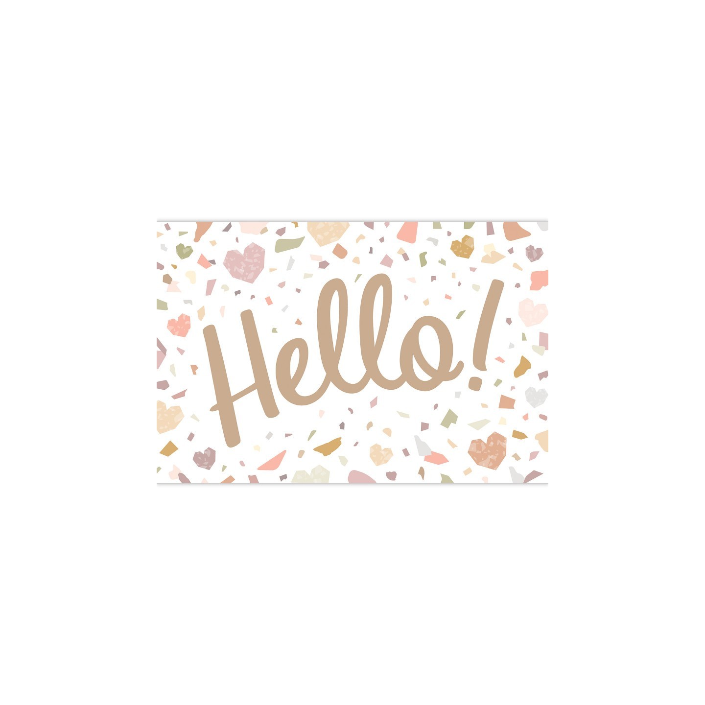 Teacher Created Resources® Terrazzo Tones Hello Postcards, Pack of 30