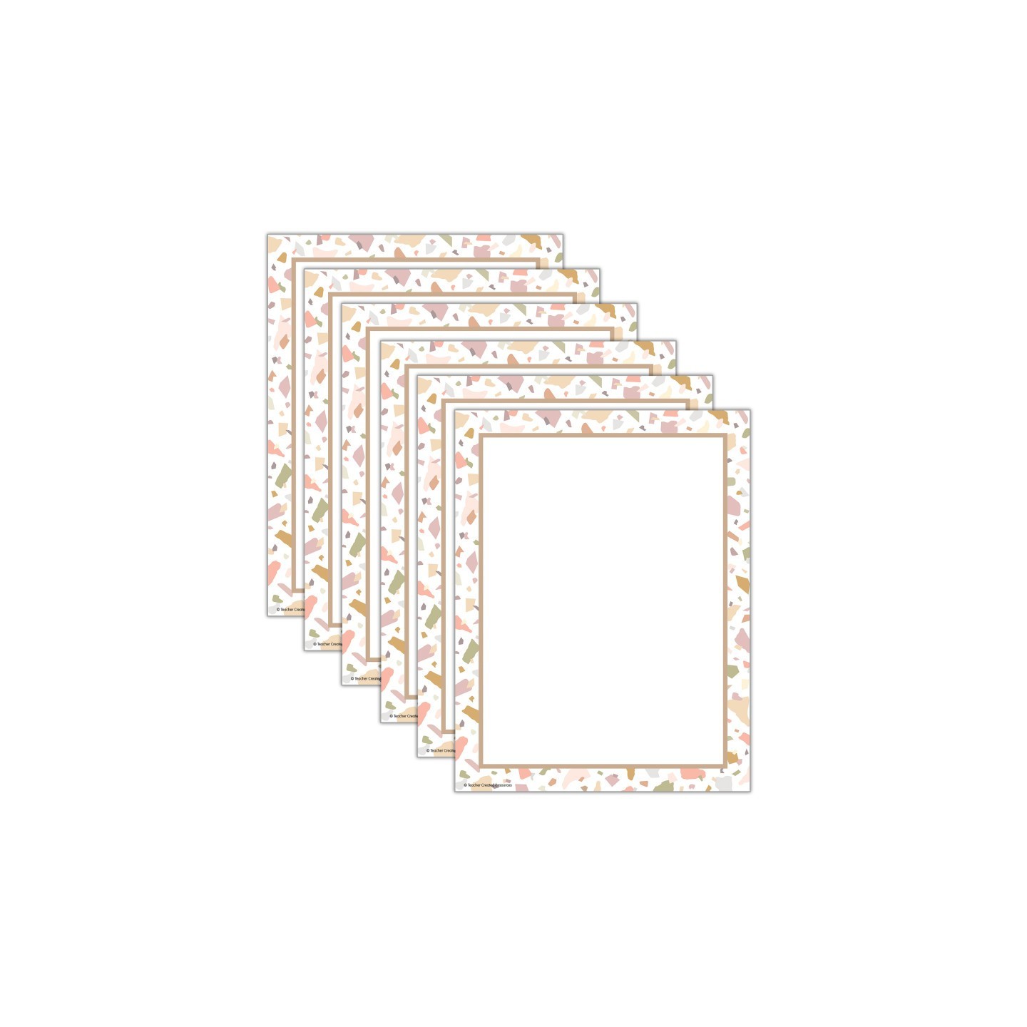 Teacher Created Resources® Terrazzo Tones Computer Paper, 50 Sheets Per Pack, 6 Packs