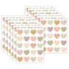 Teacher Created Resources® Terrazzo Tones Hearts Stickers, 120 Per Pack, 12 Packs