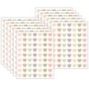 Teacher Created Resources® Terrazzo Tones Hearts Mini Stickers, 378 Per Pack, 12 Packs