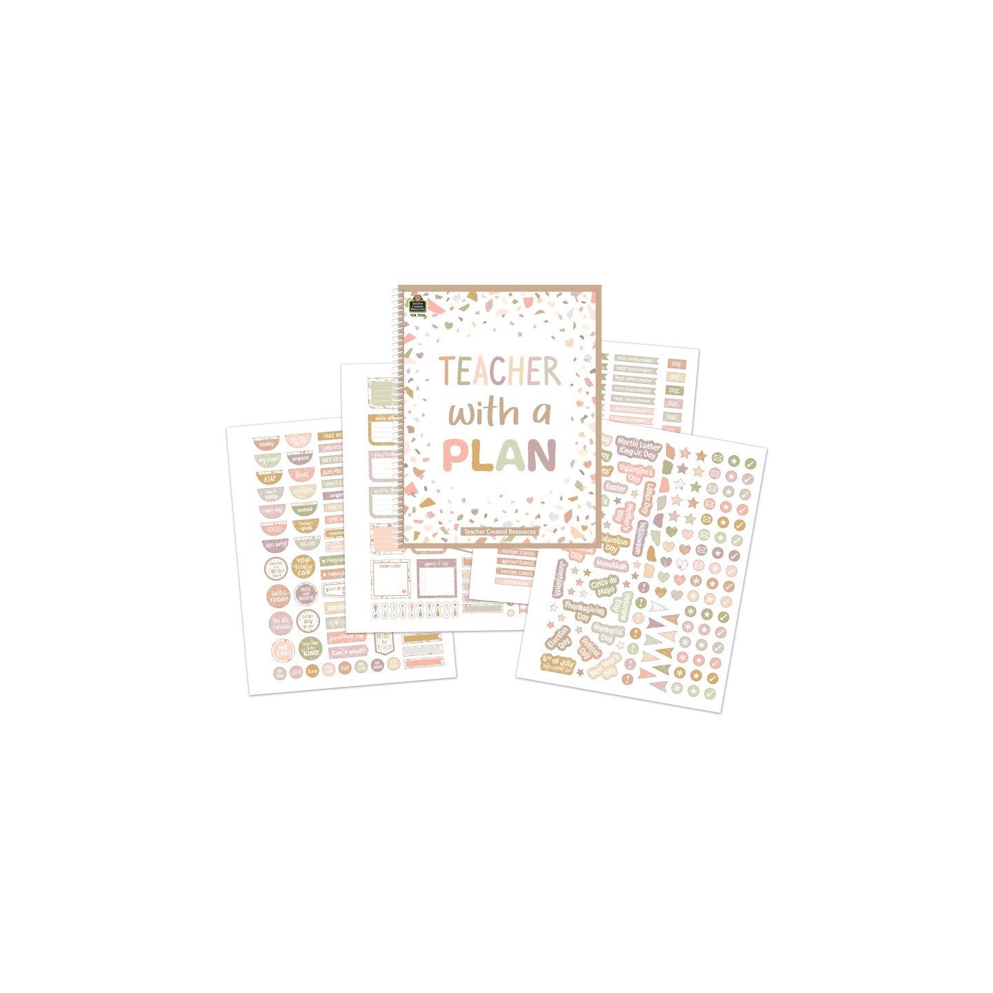 Teacher Created Resources® Terrazzo Tones Teacher Planner