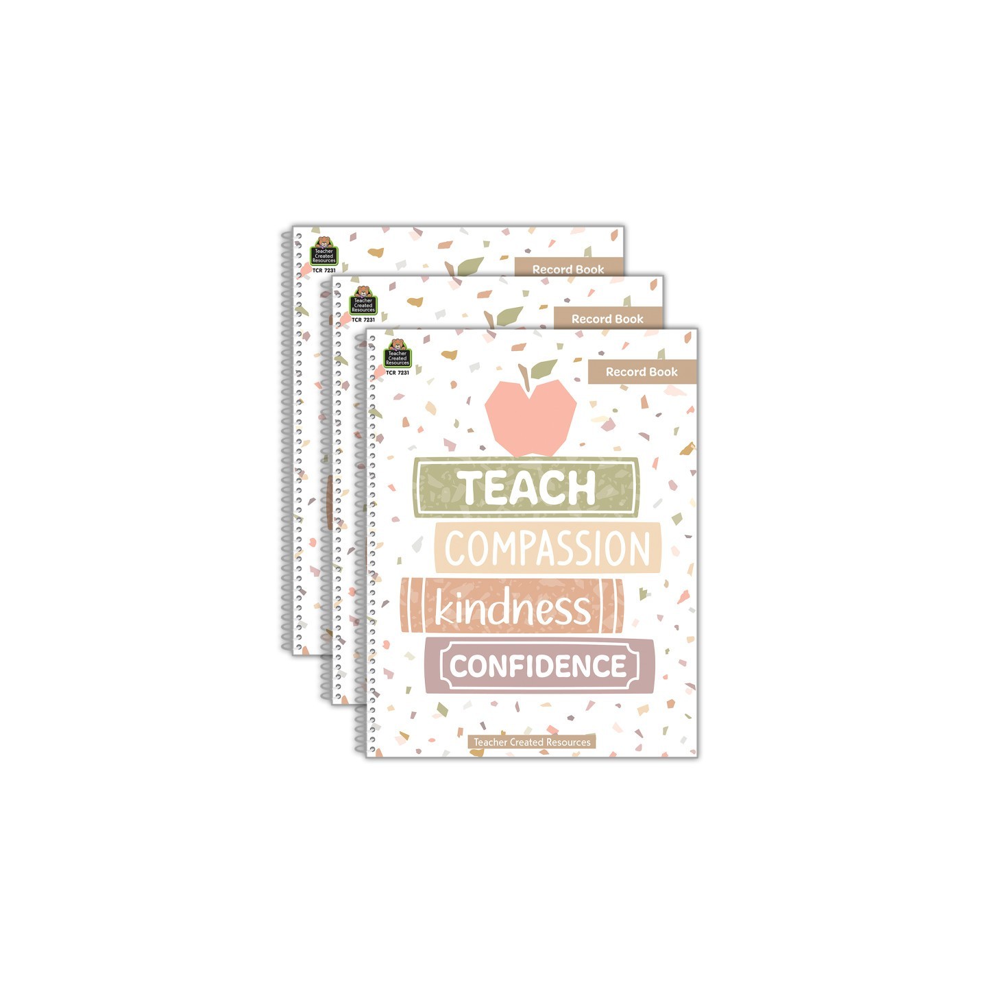 Teacher Created Resources® Terrazzo Tones Record Book, Pack of 3