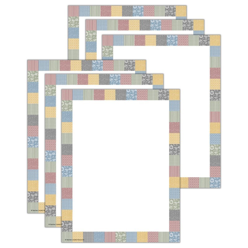 Teacher Created Resources® Classroom Cottage Computer Paper, 50 Sheets Per Pack, 6 Packs