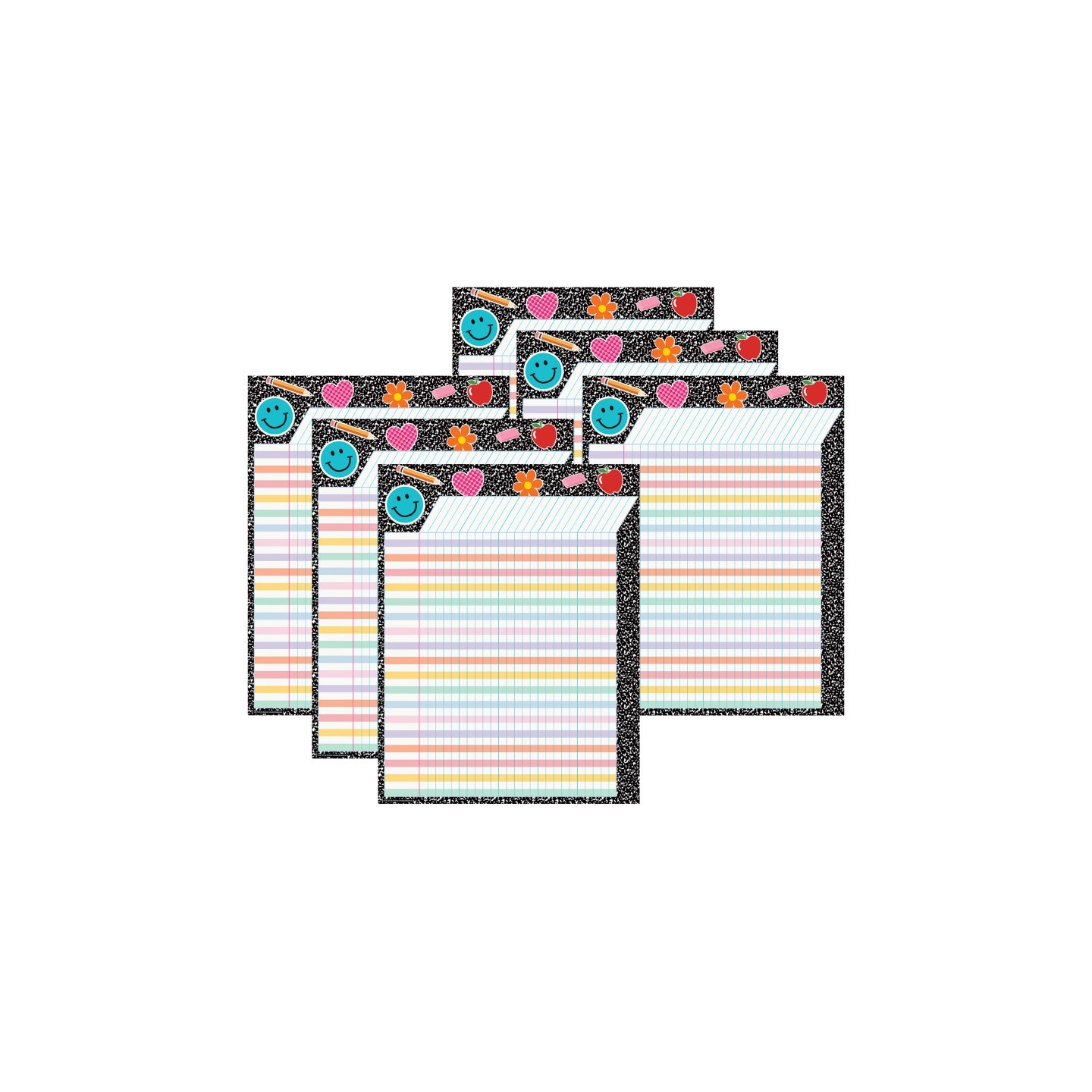 Teacher Created Resources® Cool for School Incentive Chart, 17" x 22", Pack of 6