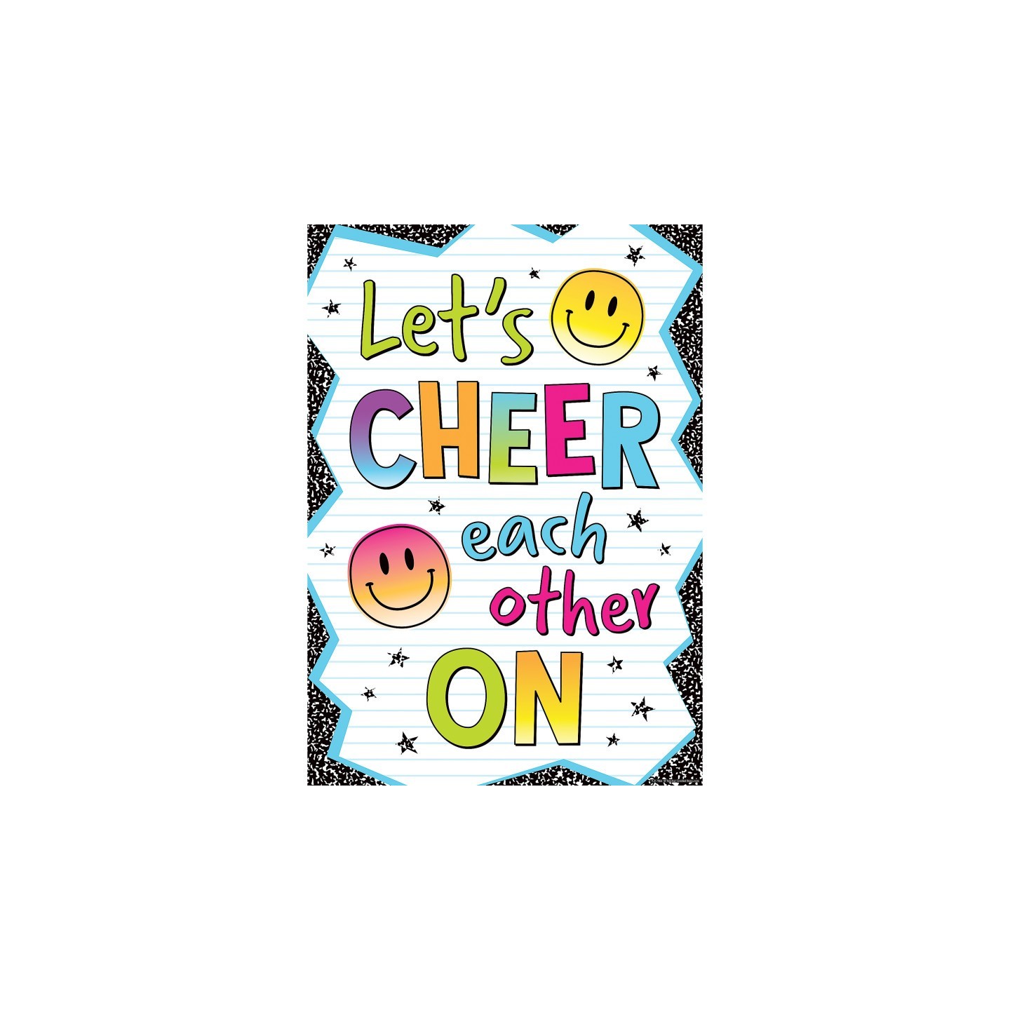 Teacher Created Resources® Lets Cheer Each Other On Positive Poster