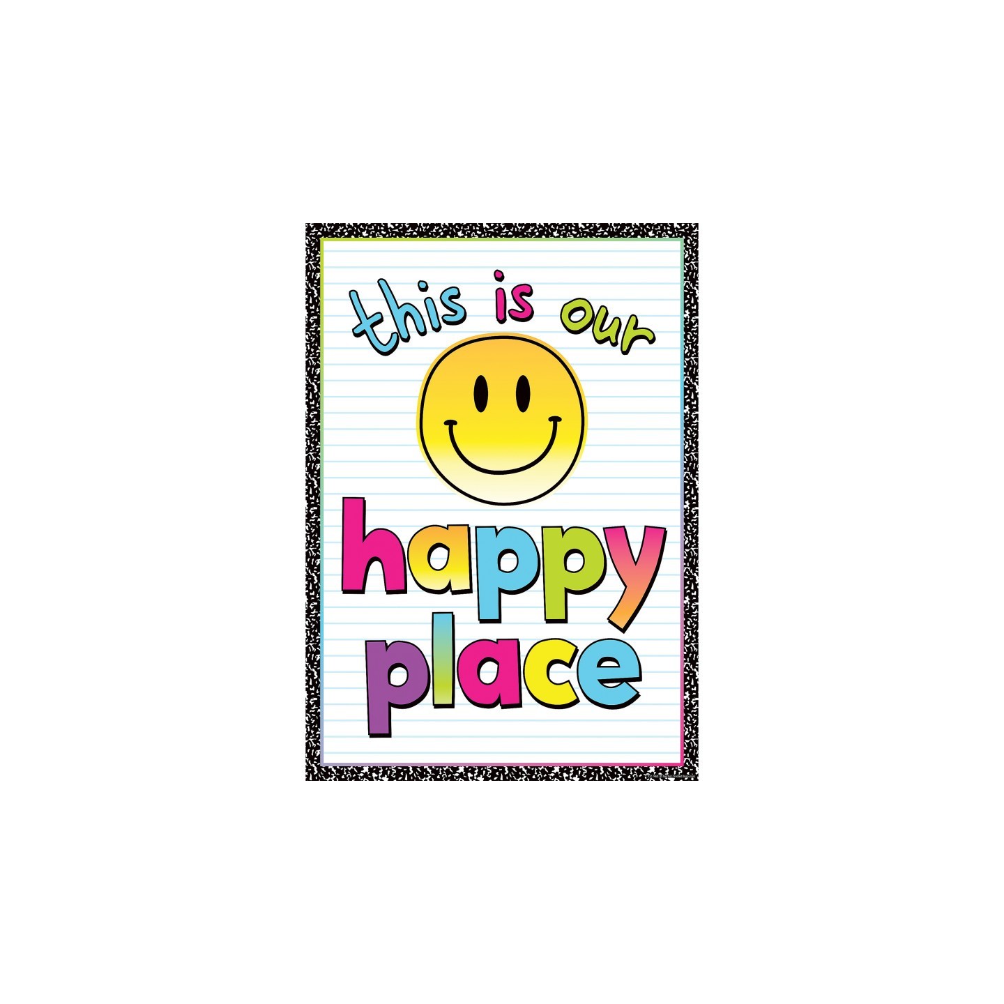 Teacher Created Resources® Happy Place Positive Poster