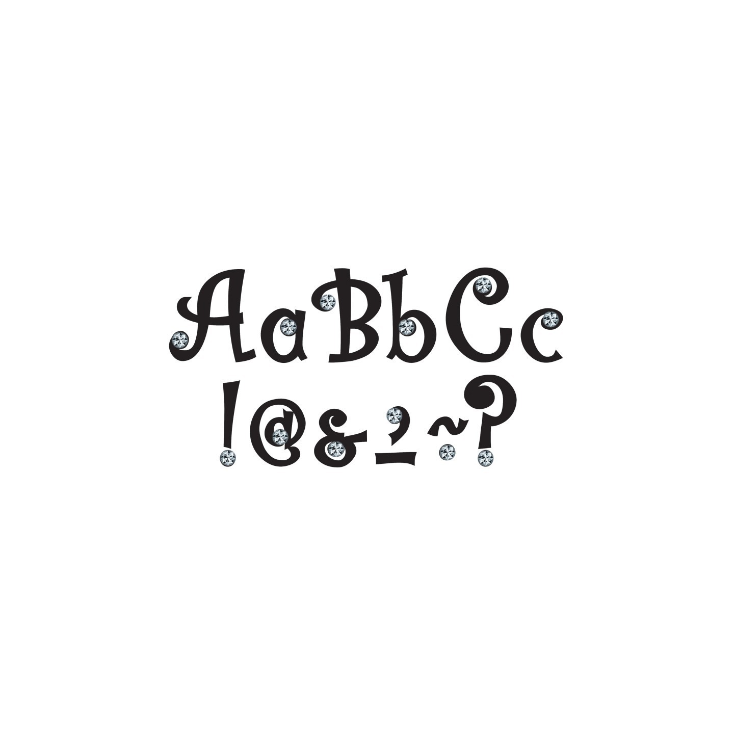 Teacher Created Resources® 7" Bling Letters with Jewels, 202 Pieces