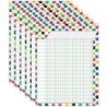 Teacher Created Resources® Colorful Paw Prints Incentive Chart, Pack of 6
