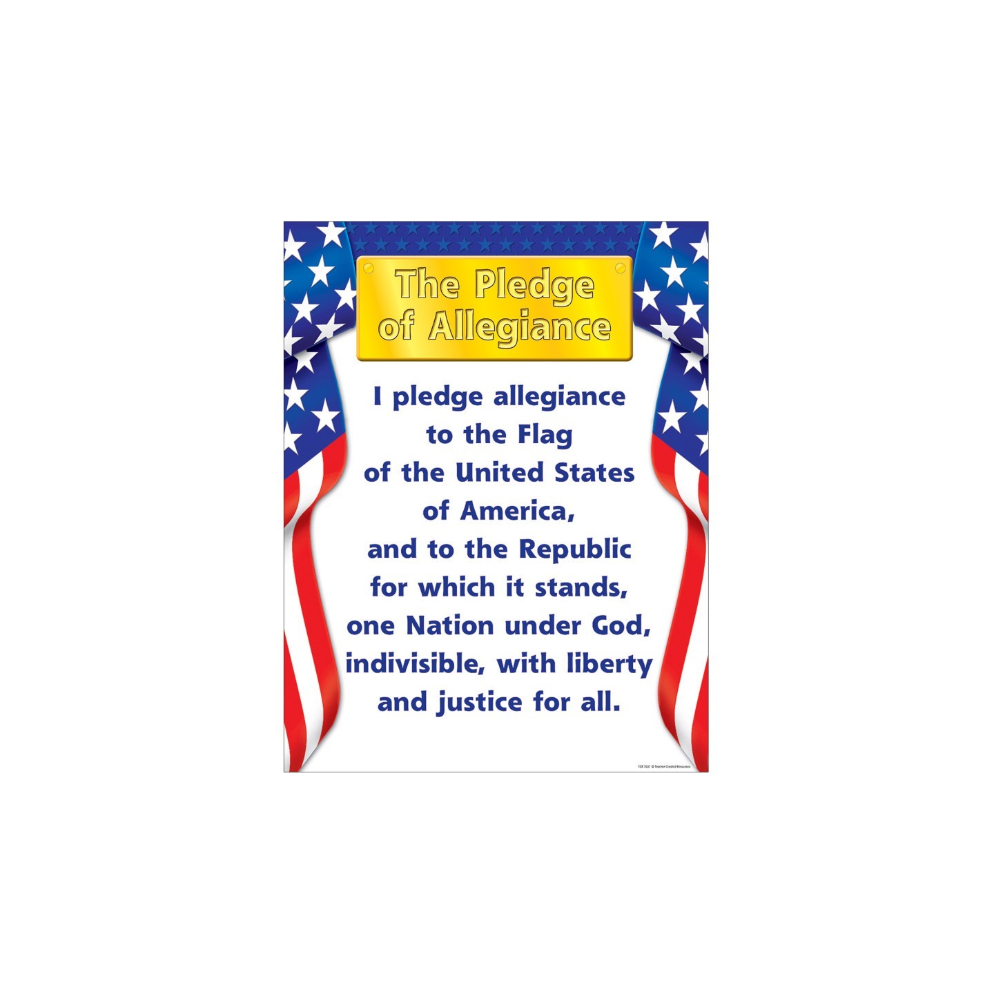 Teacher Created Resources® Pledge of Allegiance Chart