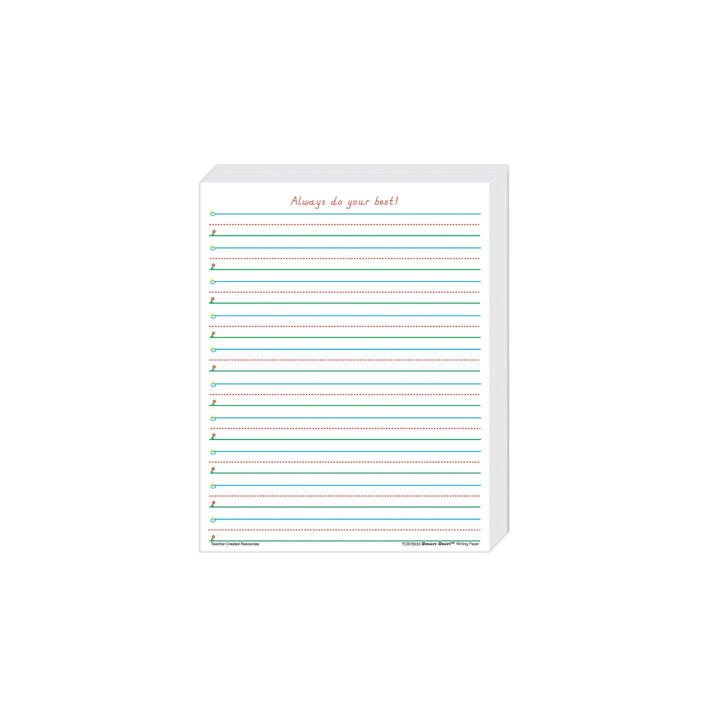 Teacher Created Resources® Smart Start 1-2 Writing Paper: 360 Sheets