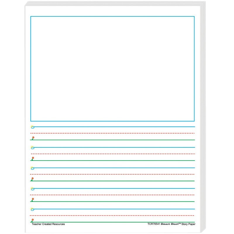 Teacher Created Resources® Smart Start 1-2 Story Paper: 100 Sheets