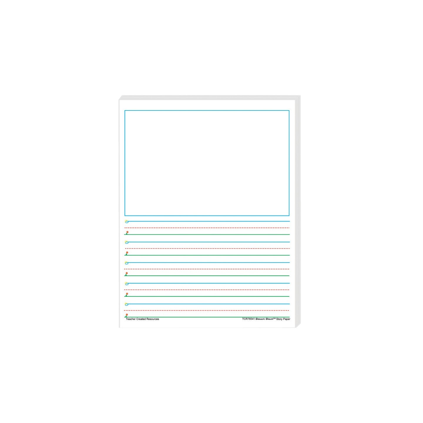 Teacher Created Resources® Smart Start 1-2 Story Paper: 100 Sheets