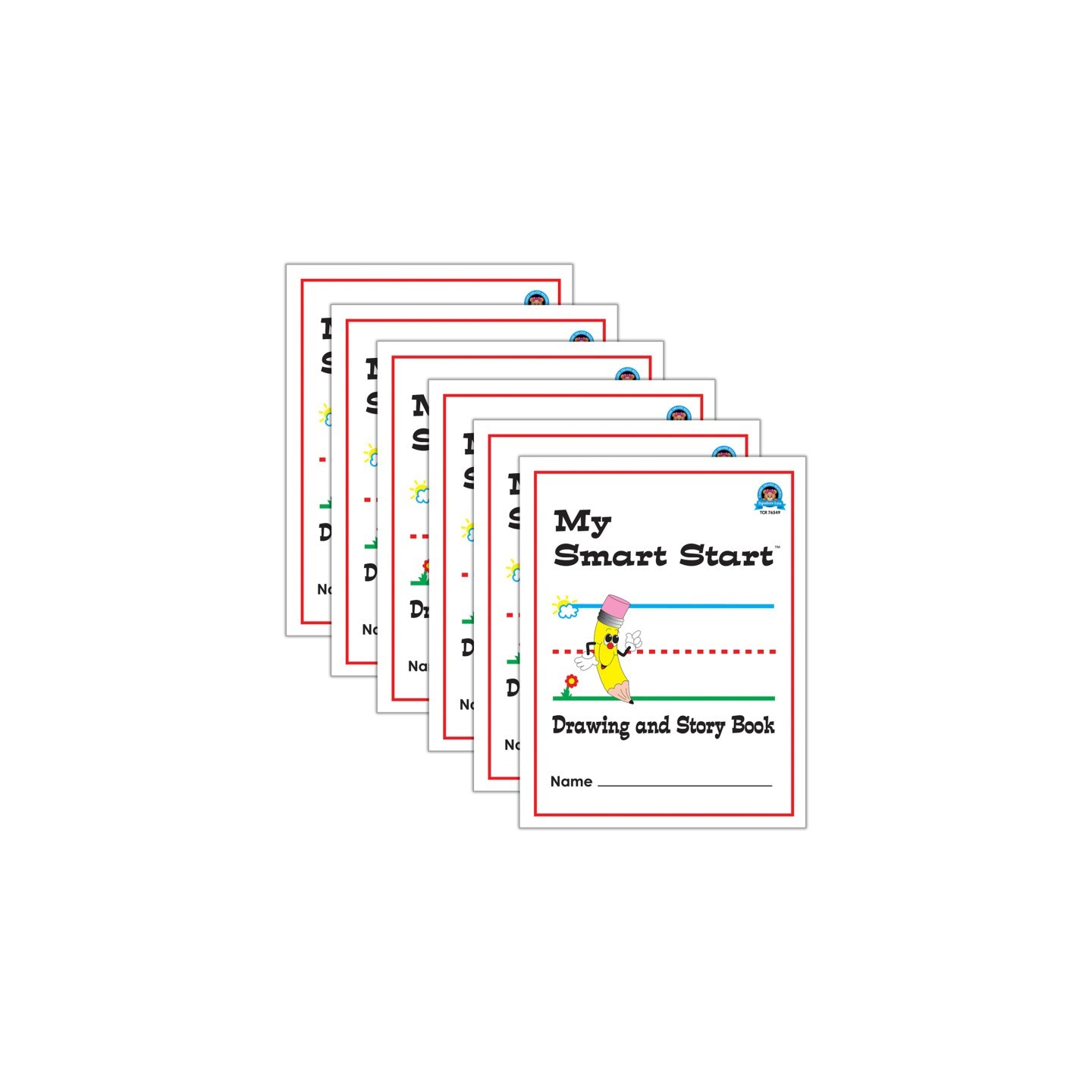 Teacher Created Resources® Smart Start Handwriting Series, Journals, Grades 1-2, Portrait, Pack of 6