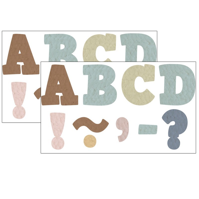 Teacher Created Resources® Everyone is Welcome Bold Block 3" Magnetic Letters, 55 Pieces Per Pack, 2 Packs