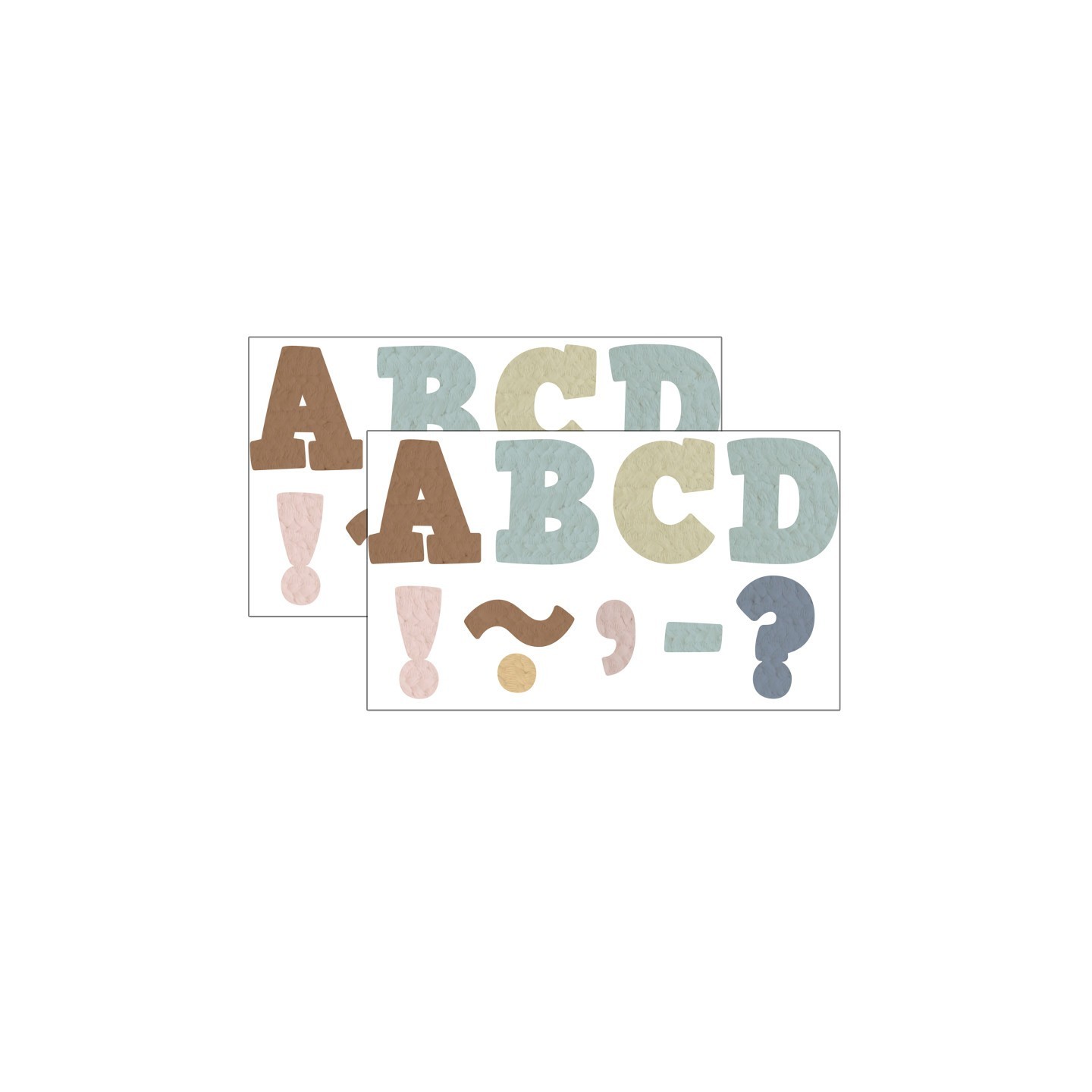 Teacher Created Resources® Everyone is Welcome Bold Block 3" Magnetic Letters, 55 Pieces Per Pack, 2 Packs
