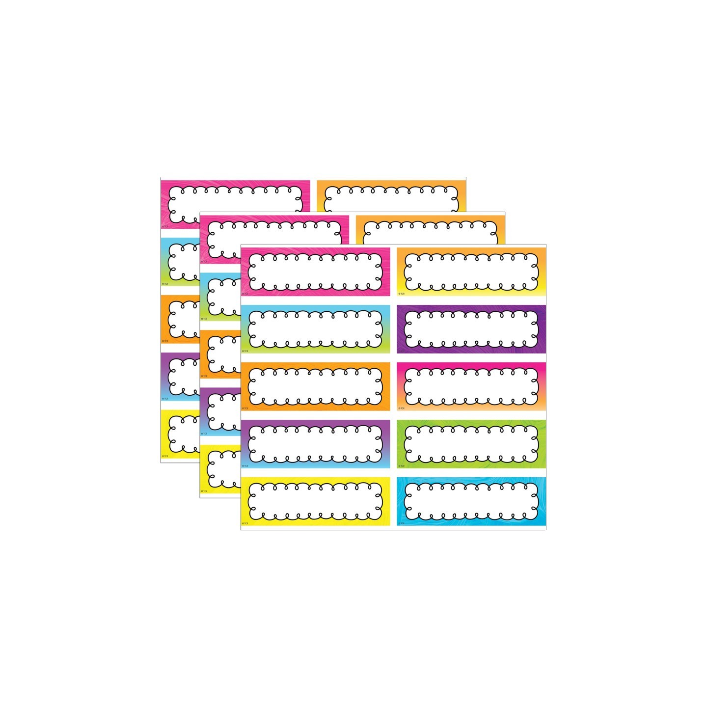 Teacher Created Resources® Brights 4Ever Labels Magnetic Accents, 20 Per Pack, 3 Packs