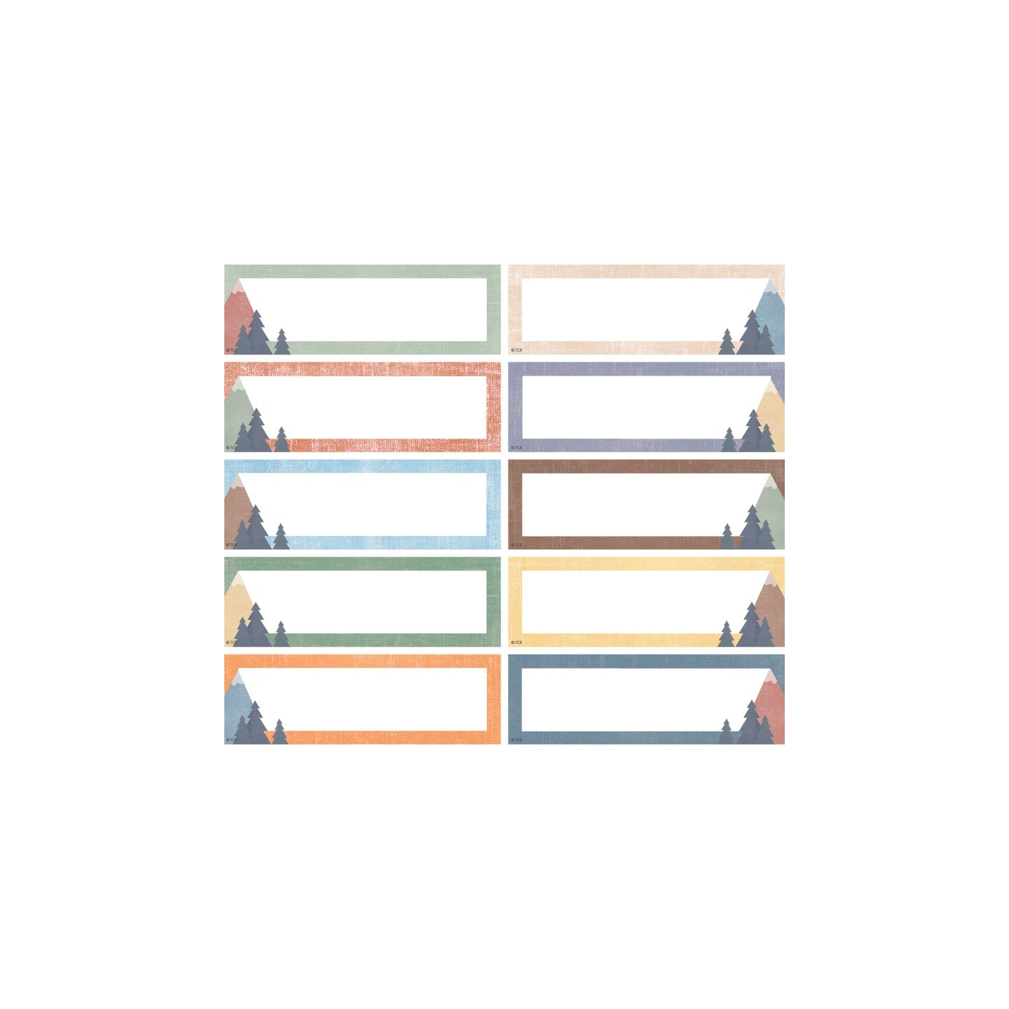 Teacher Created Resources® Moving Mountains Magnetic Labels Accents, Pack of 20