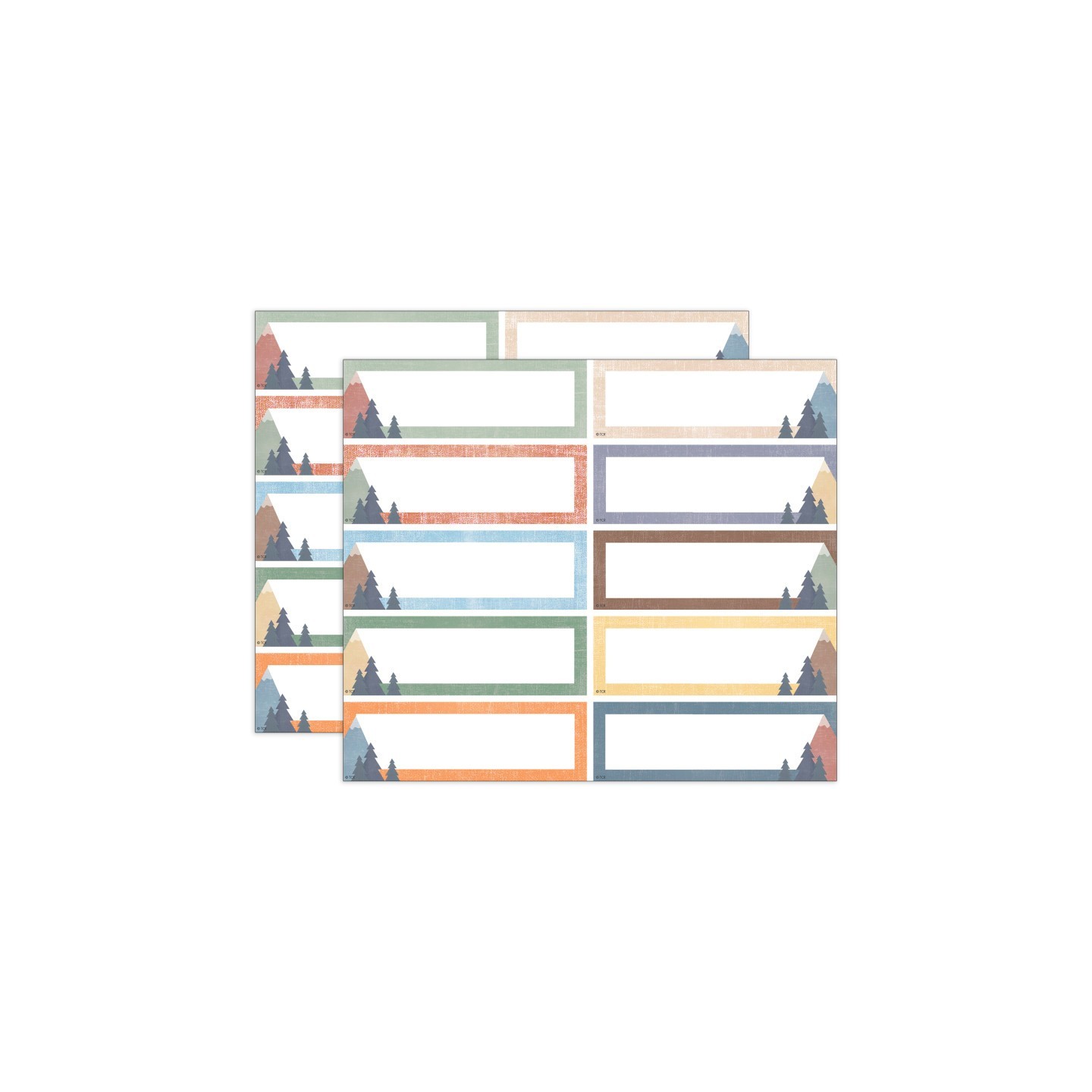 Teacher Created Resources® Moving Mountains Magnetic Labels Accents, 20 Per Pack, 2 Packs