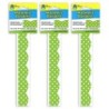 Teacher Created Resources® Magnetic Borders, Lime Polka Dots, 24 Feet Per Pack, 3 Packs