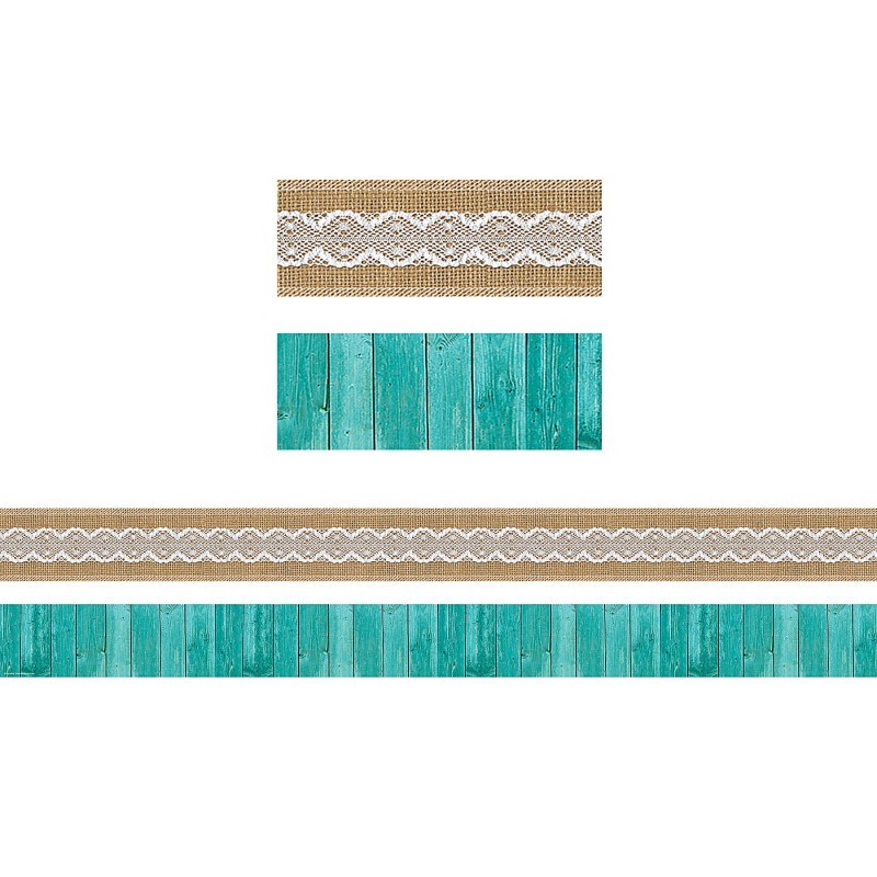 Teacher Created Resources® Shabby Chic Double-Sided Border, 36 Feet