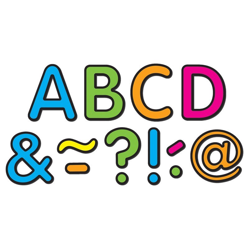 Teacher Created Resources® Neon Brights Classic 2" Magnetic Letters